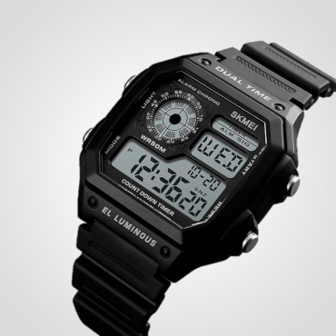 SKMEI 1299 NEGRO RELOJ DE CABALLERO CASUAL DIGITAL SUMERGIBLE USO RUDO 2 SKMEI 1299 NEGRO RELOJ DE CABALLERO CASUAL DIGITAL SUMERGIBLE USO RUDO 2